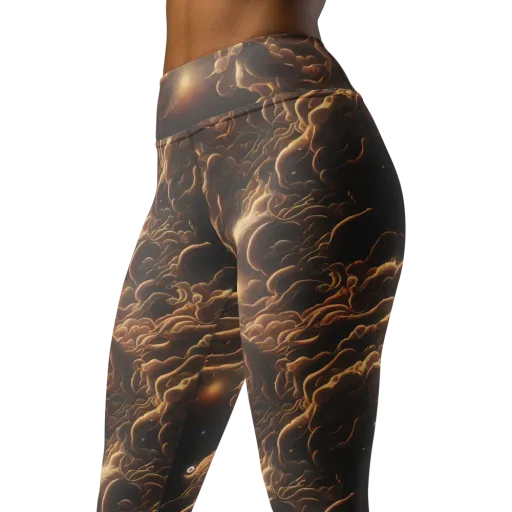 Ether Tangle on a Yoga Leggings