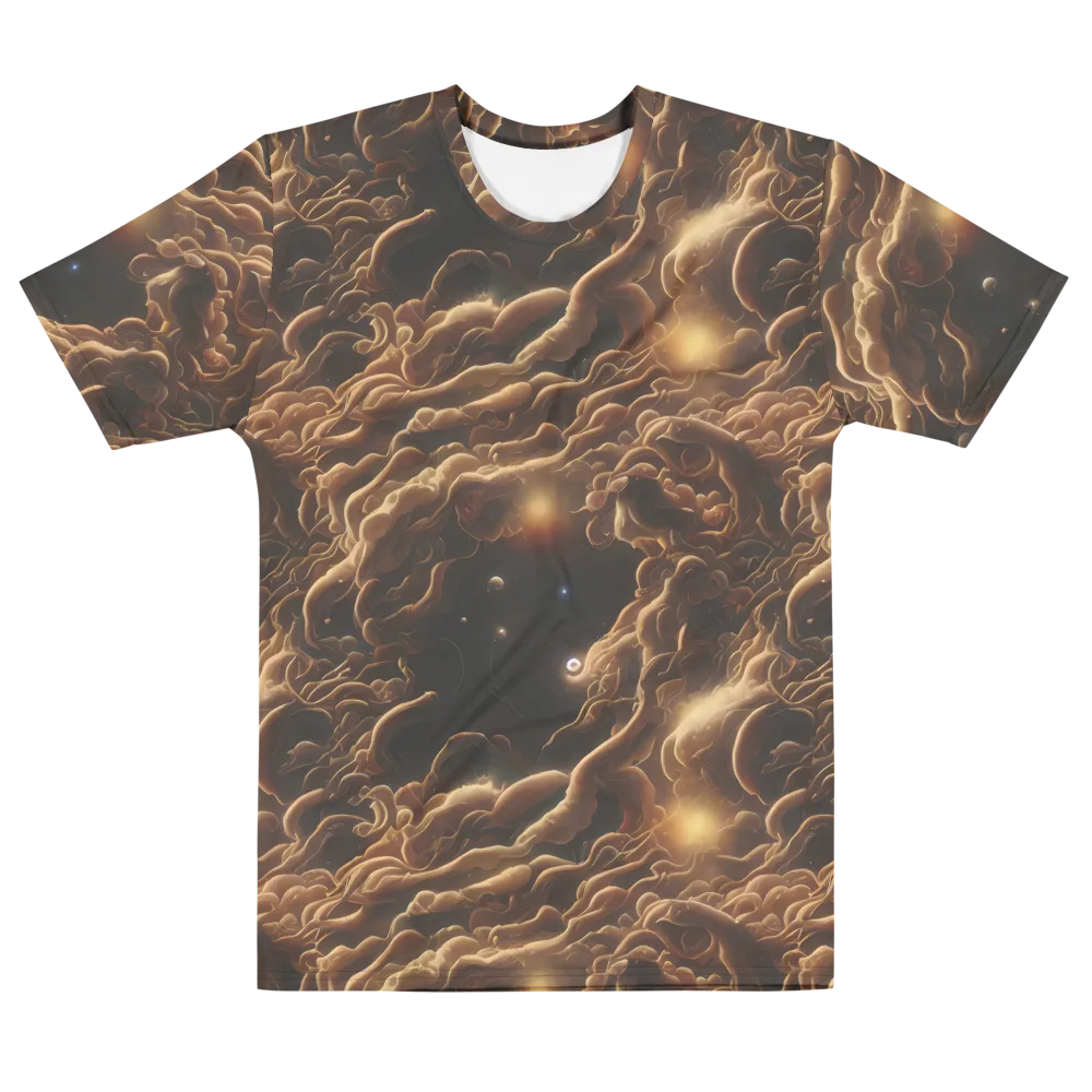 Ether Tangle on Men's Cotton Crew Neck T-Shirt — Front