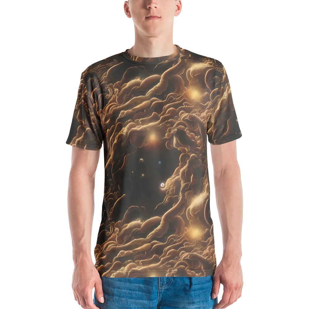 Ether Tangle on Men's Crew Neck T-Shirt — Front