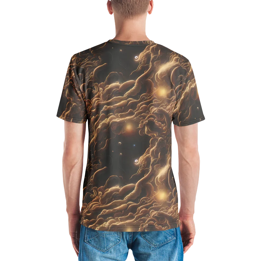 Ether Tangle on Men's Crew Neck T-Shirt — Back