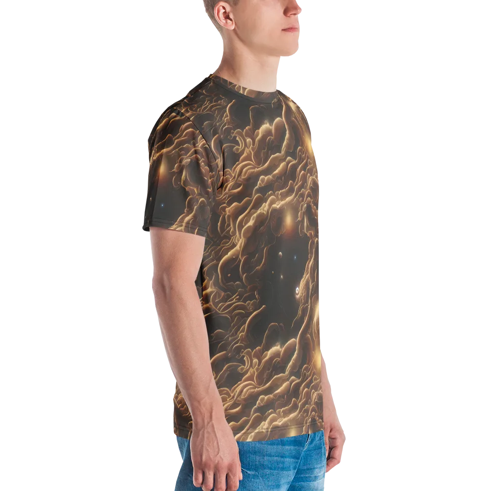 Ether Tangle on Men's Crew Neck T-Shirt — Right