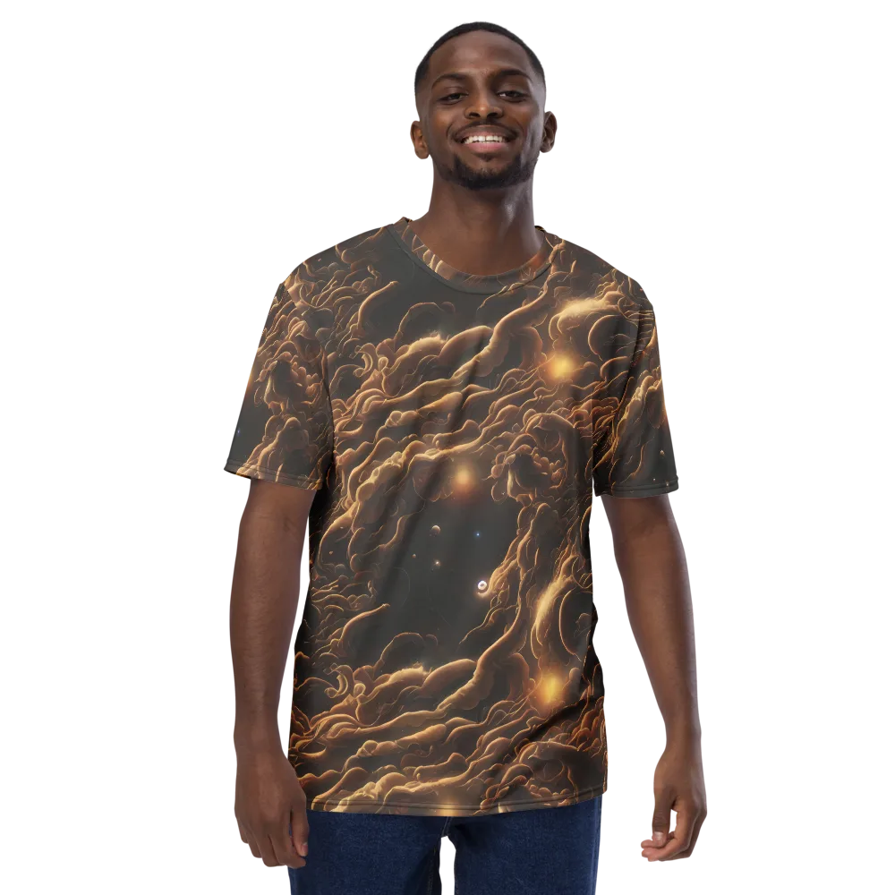 Ether Tangle on Men's Crew Neck T-Shirt — Front