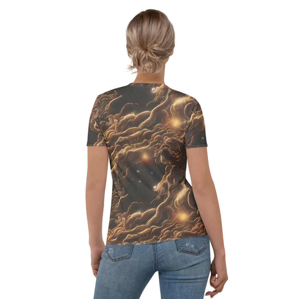 Ether Tangle on Women's Crew Neck T-Shirt — Back