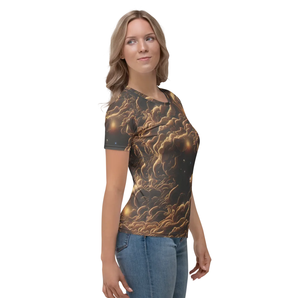 Ether Tangle on Women's Crew Neck T-Shirt — Right