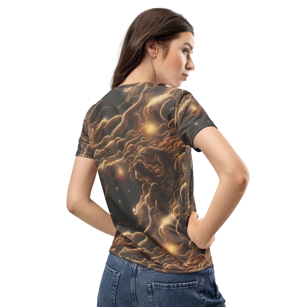 Ether Tangle on Women's Crew Neck T-Shirt — Back