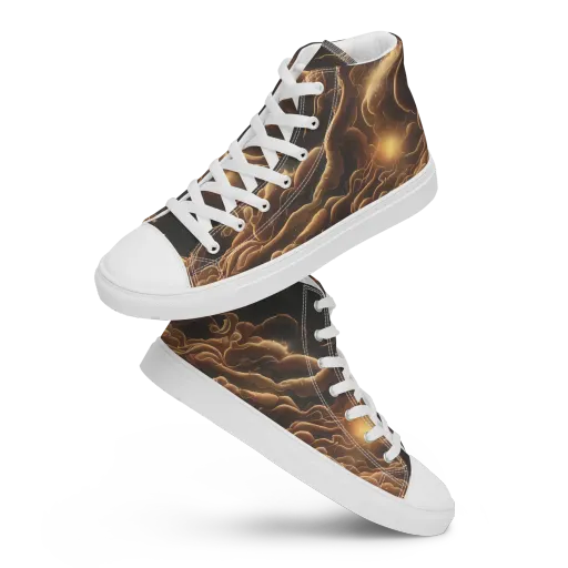 Ether Tangle on a Women's High Top Canvas Shoes