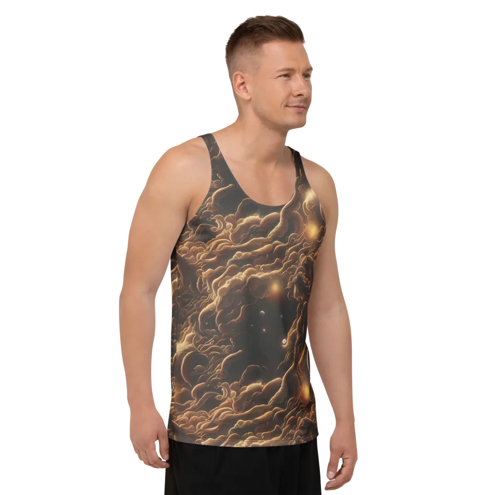 Ether Tangle on Men's Tank Top — Right Front
