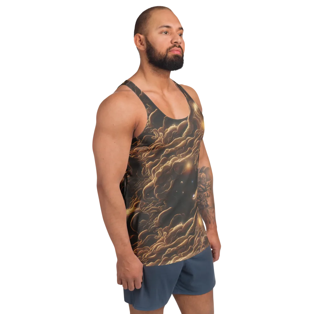 Ether Tangle on Men's Tank Top — Right Front