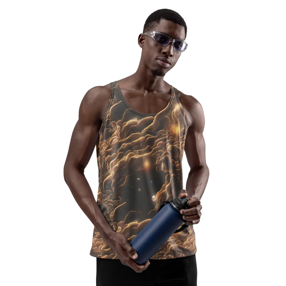 Ether Tangle on Men's Tank Top — Front