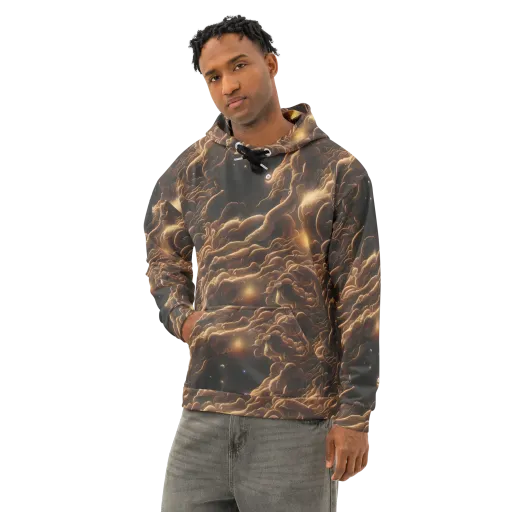 Ether Tangle on a Cotton Hoodie