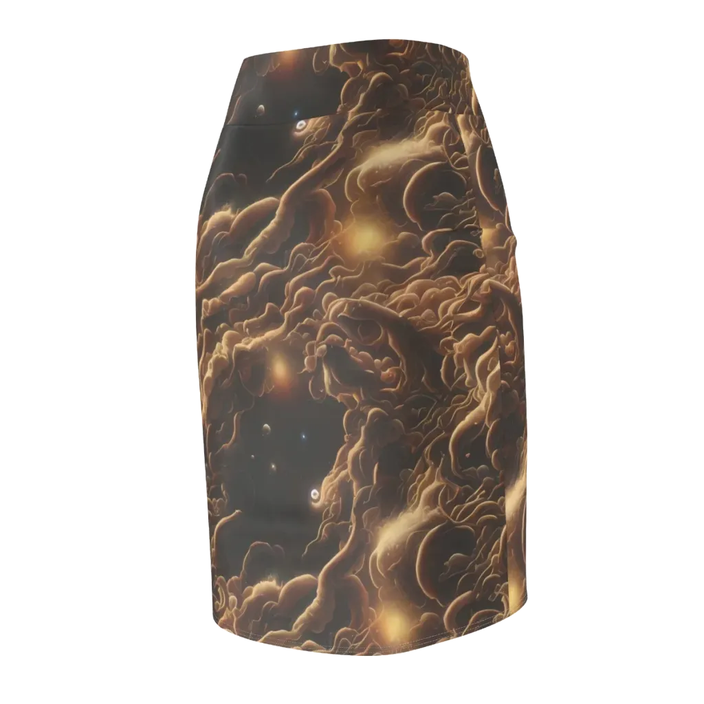 Ether Tangle on Pencil Skirt — Back Side