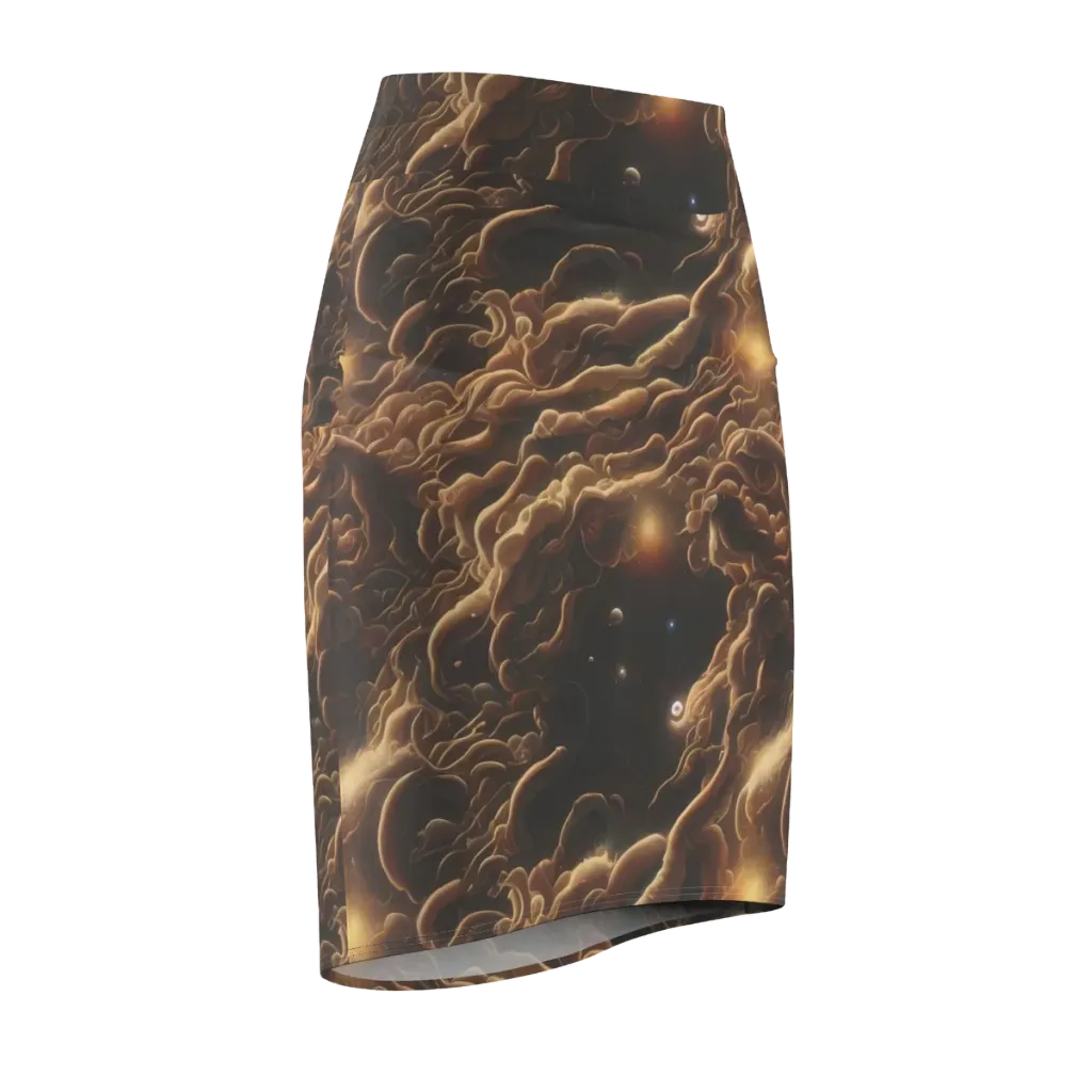 Ether Tangle on Pencil Skirt — Front Side