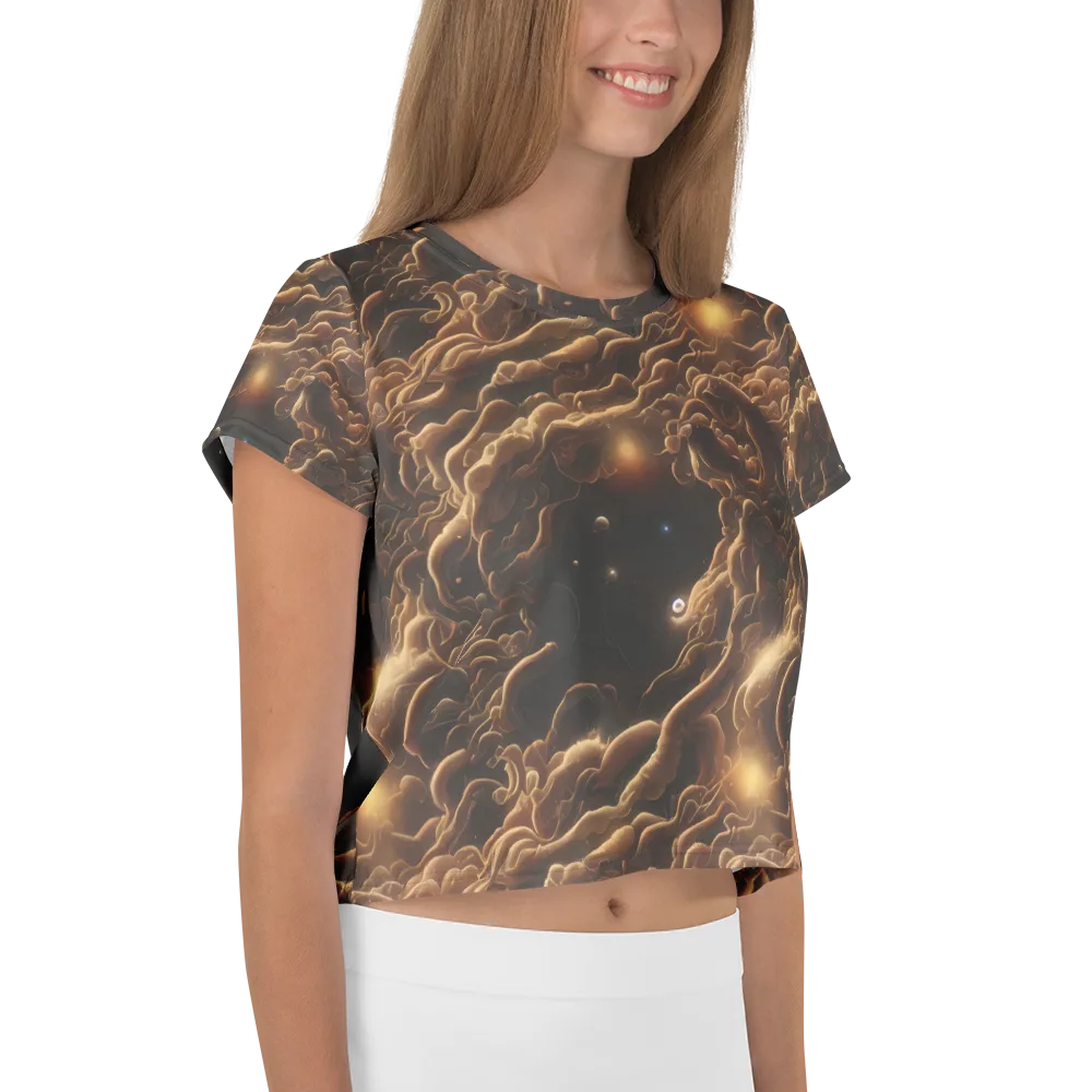 Ether Tangle on Crop Tee — Right