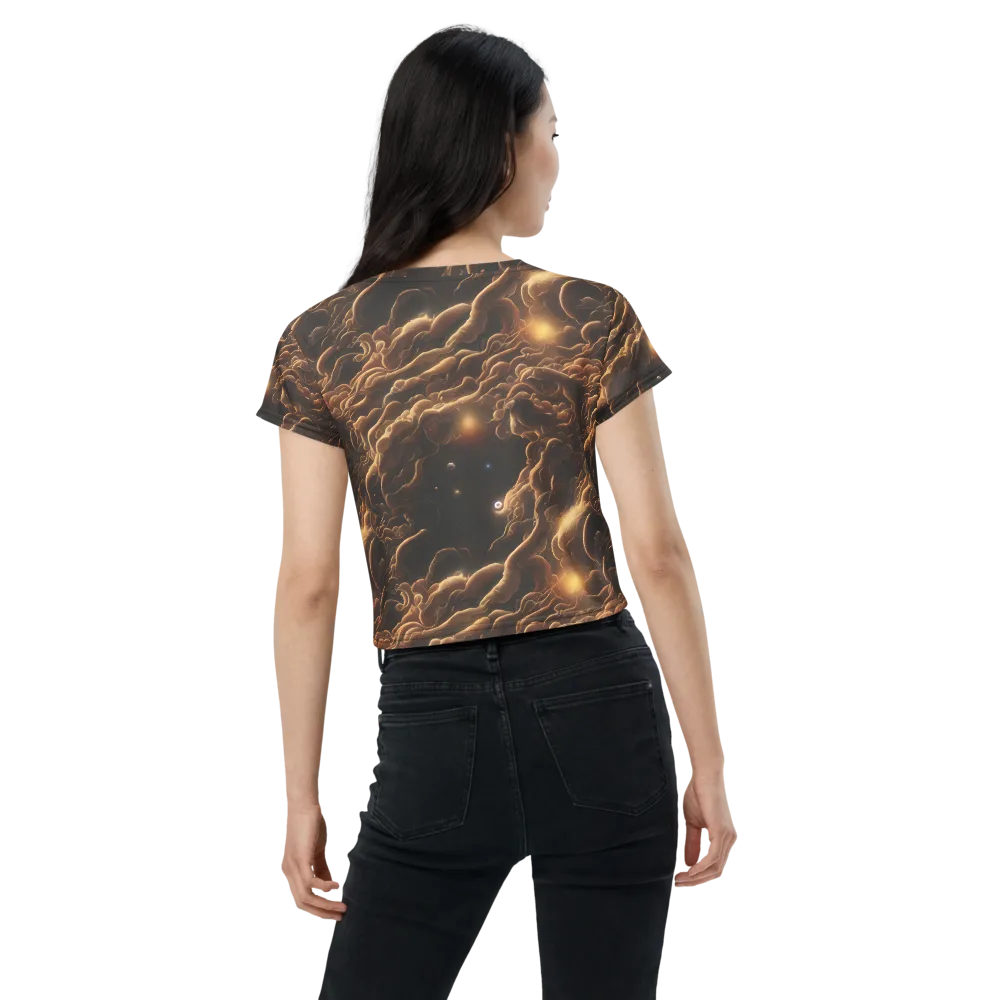 Ether Tangle on Crop Tee — Back