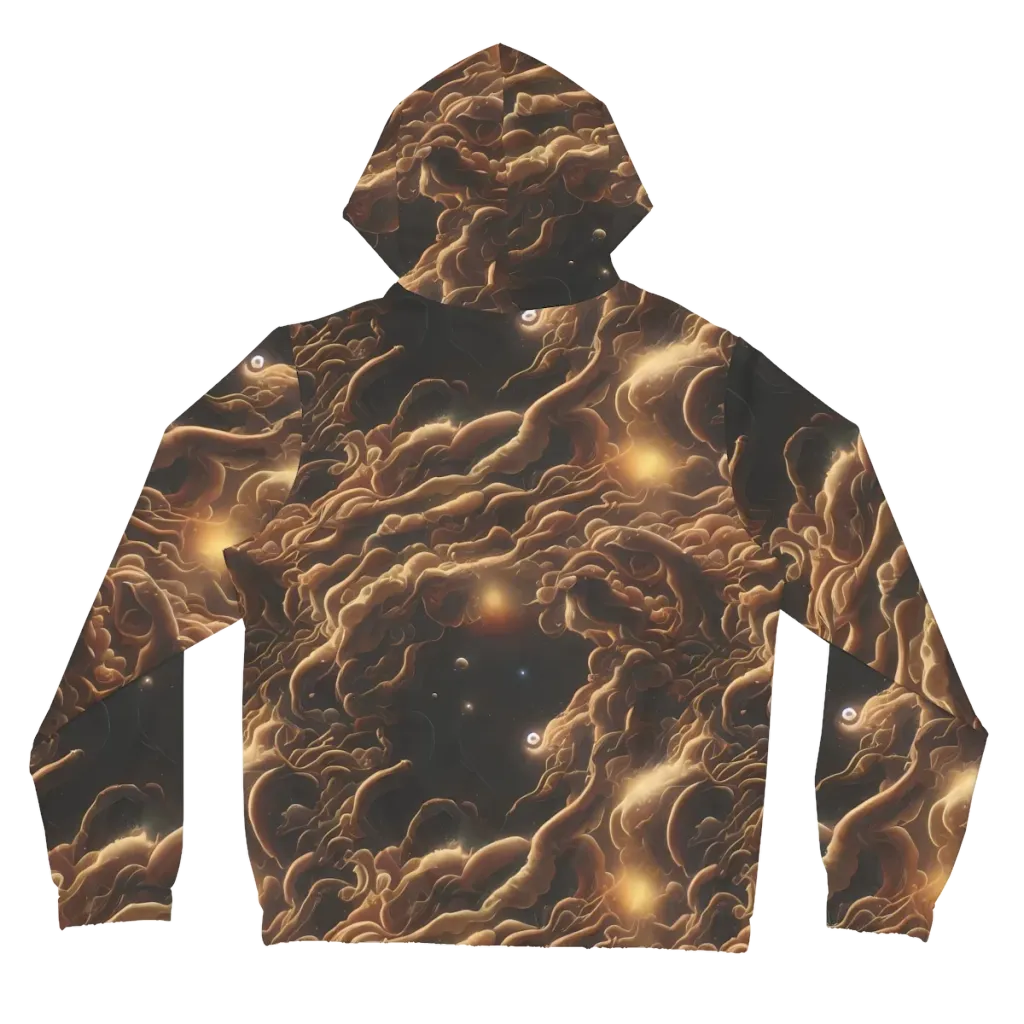 Ether Tangle on Women's Full-Zip Hoodie — Back
