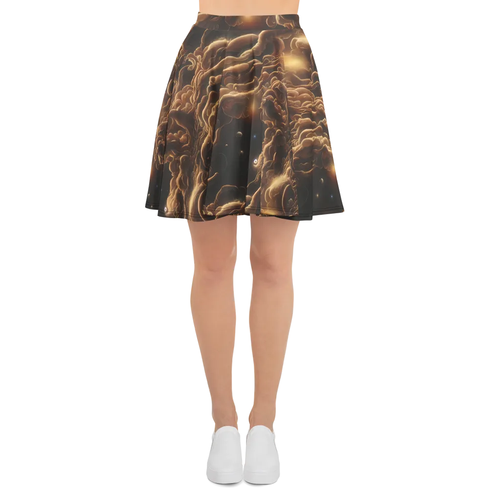 Ether Tangle on Skater Skirt — Front