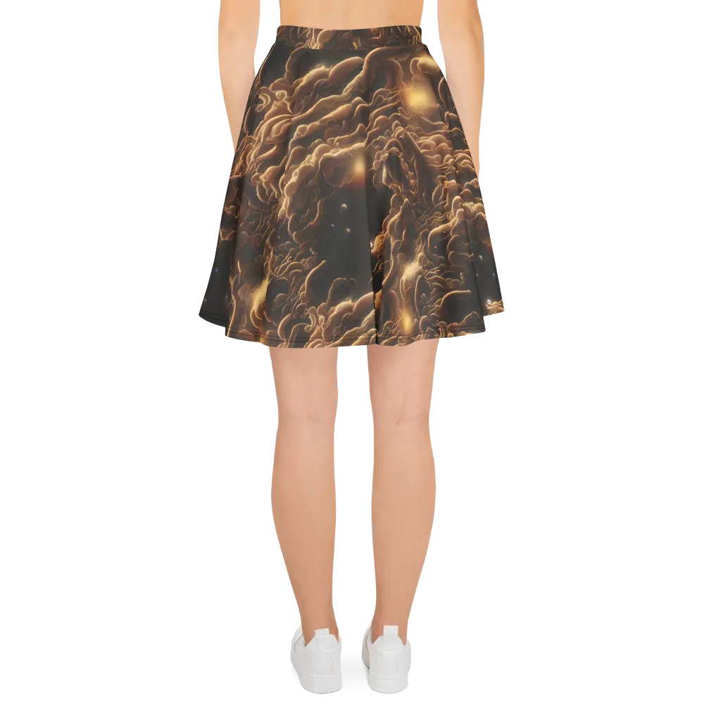 Ether Tangle on Skater Skirt — Back