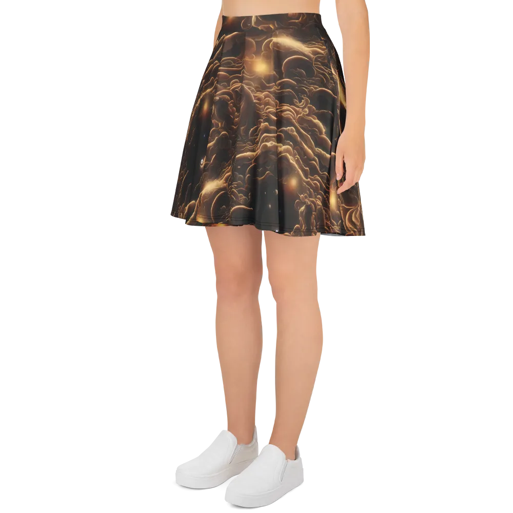 Ether Tangle on Skater Skirt — Left