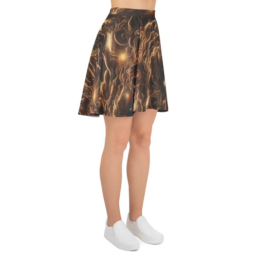 Ether Tangle on Skater Skirt — Right