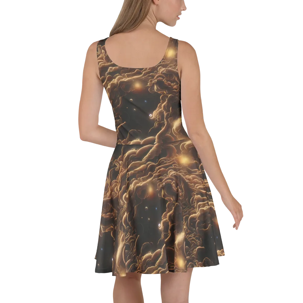 Ether Tangle on Skater Dress — Back