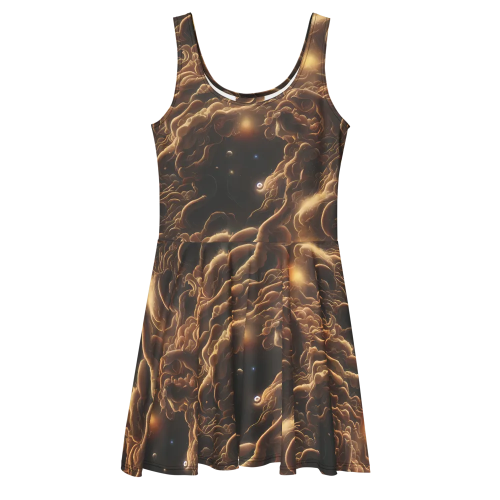 Ether Tangle on Skater Dress — Front