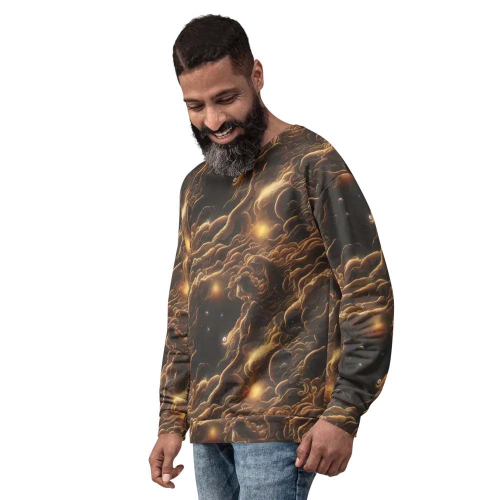 Ether Tangle on Sweatshirt — Left Front
