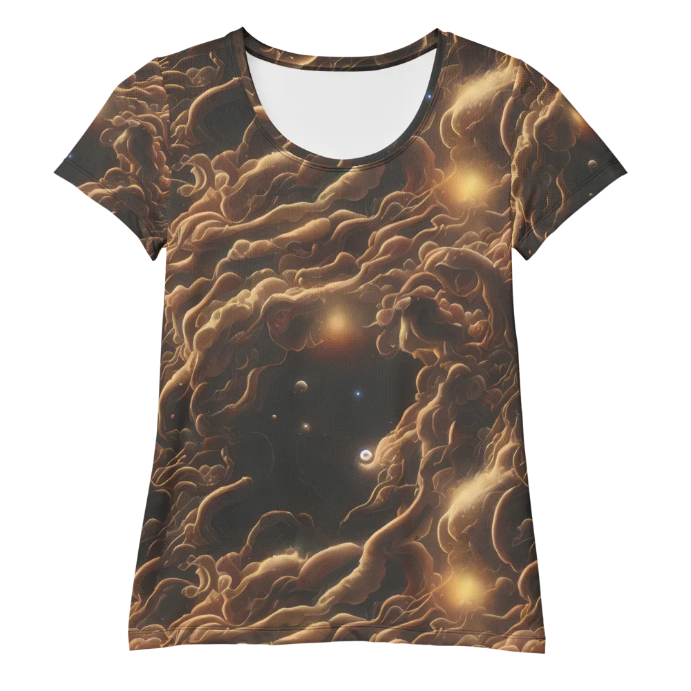 Ether Tangle on Women's Athletic T-Shirt — Front