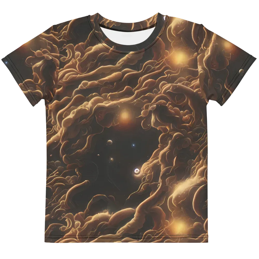 Ether Tangle on Kids Crew Neck T-Shirt — Front