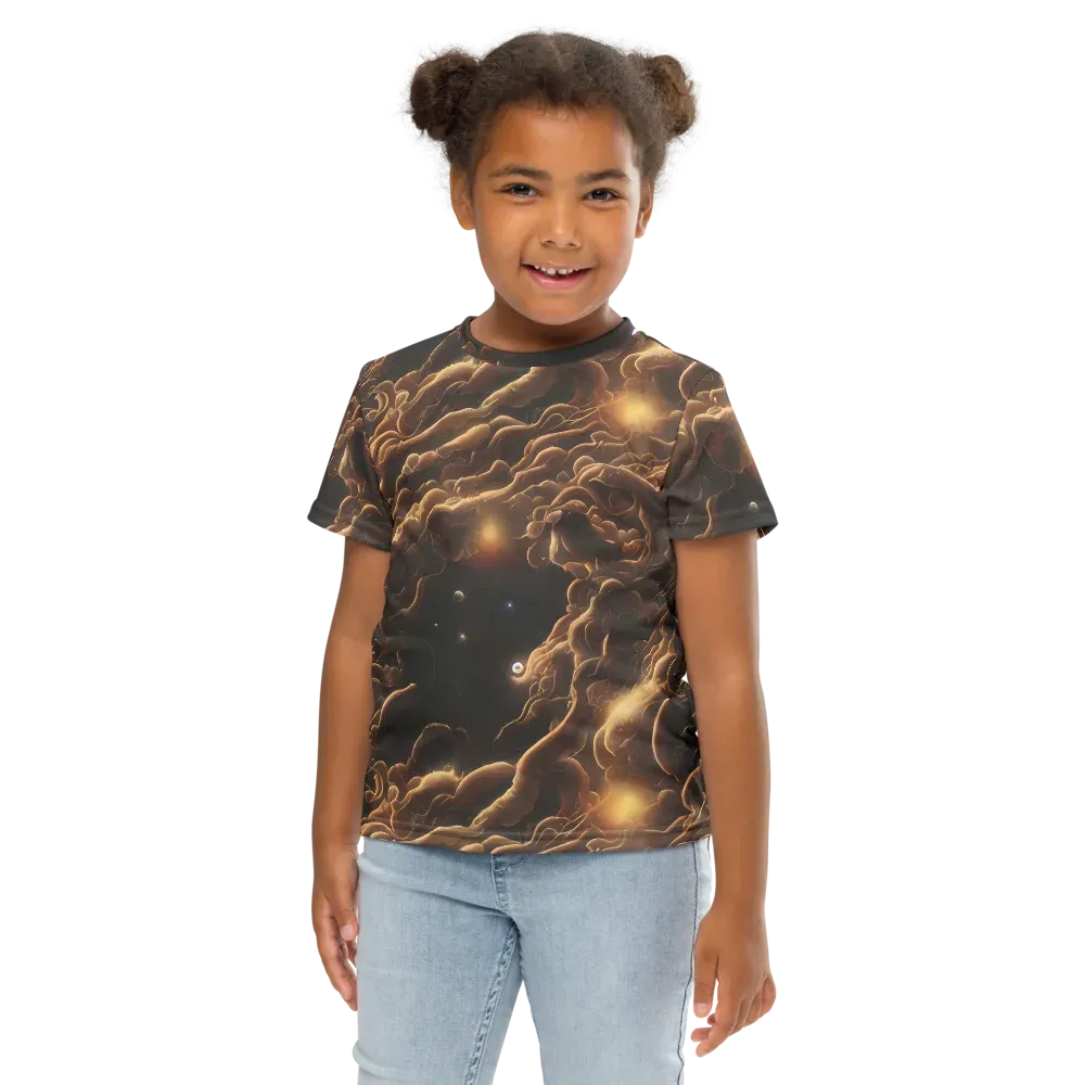 Ether Tangle on Kids Crew Neck T-Shirt — Front