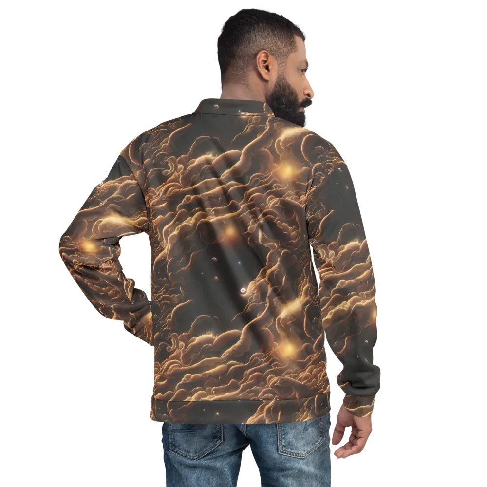 Ether Tangle on Bomber Jacket — Back