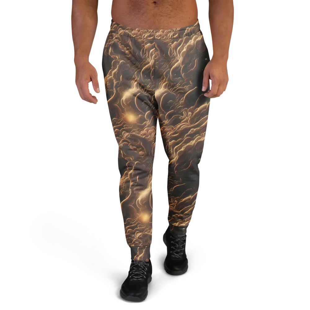 Ether Tangle on Men's Joggers — Front