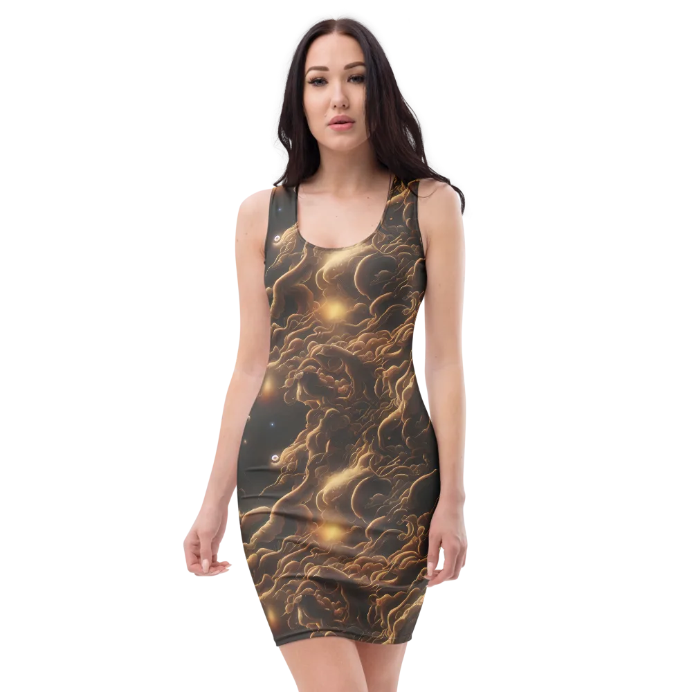 Ether Tangle on Bodycon Dress — Front