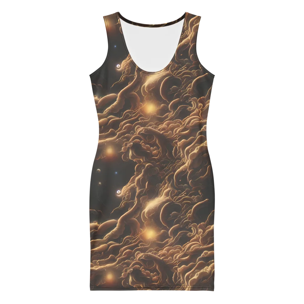 Ether Tangle on Bodycon Dress — Front