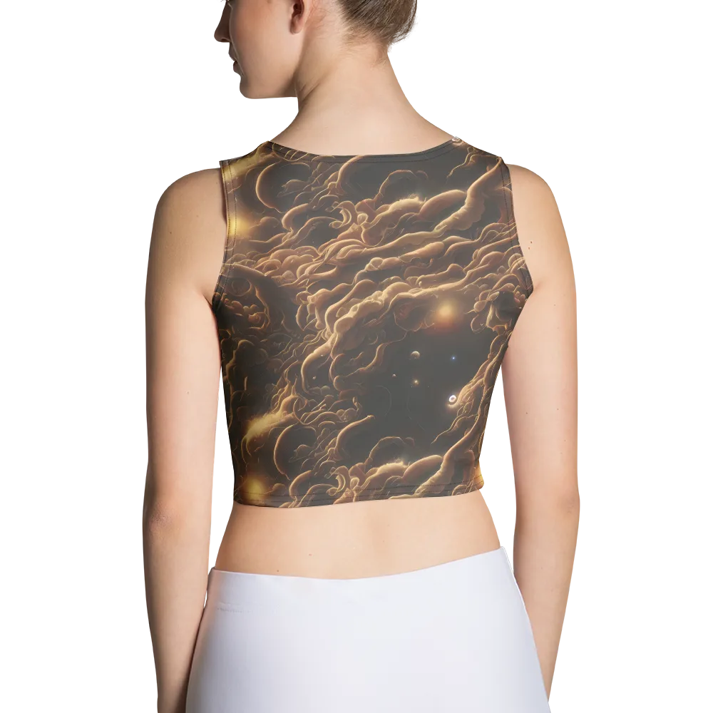 Ether Tangle on Crop Top — Back