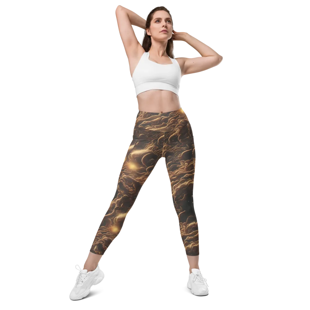 Ether Tangle on Leggings with Pockets — Front