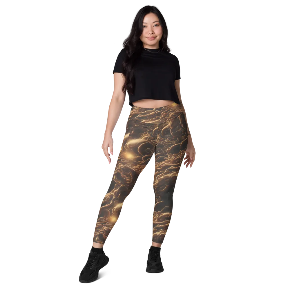 Ether Tangle on Leggings with Pockets — Front