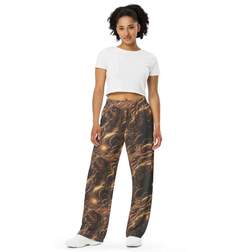 Ether Tangle on Wide-Leg Pants — Front