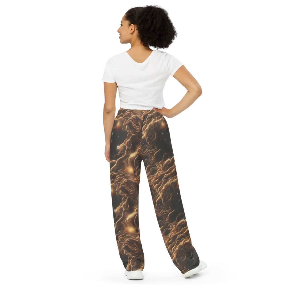 Ether Tangle on Wide-Leg Pants — Back