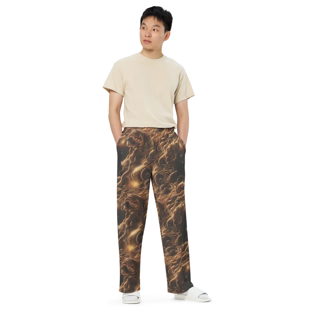 Ether Tangle on Wide-Leg Pants — Front
