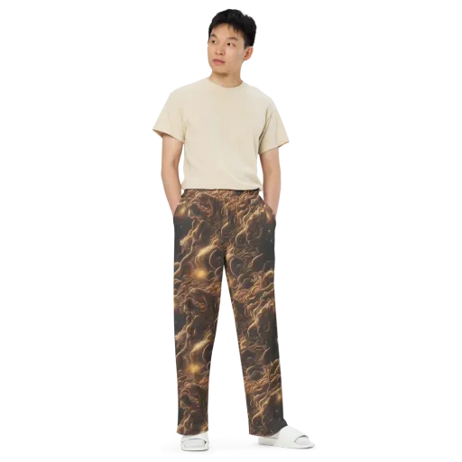 Ether Tangle on a Wide-Leg Pants