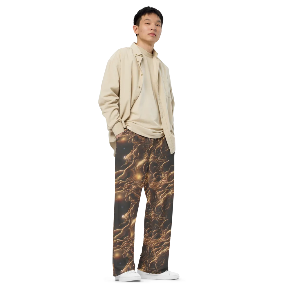 Ether Tangle on Wide-Leg Pants — Right Front