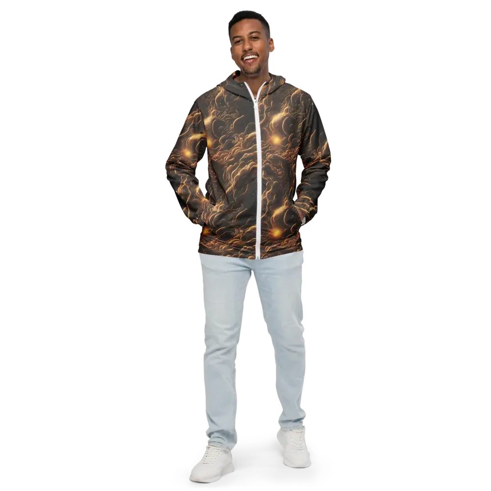 Ether Tangle on Men's Windbreaker — Front
