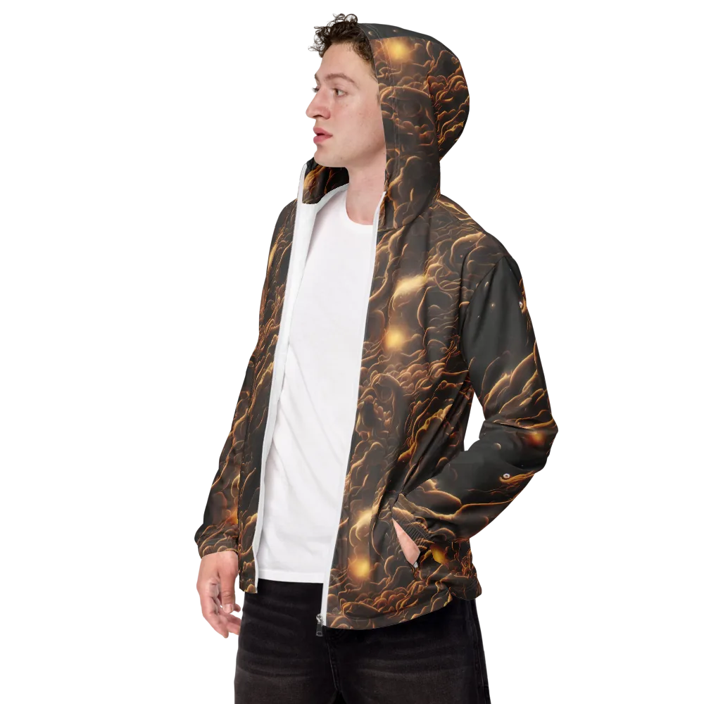 Ether Tangle on Men's Windbreaker — Left Front