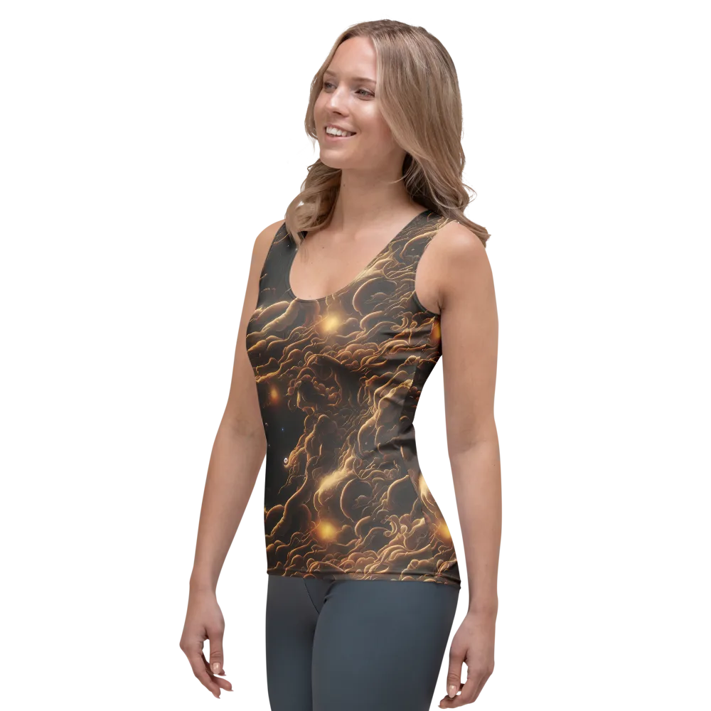 Ether Tangle on Women's Tank Top — Left Front
