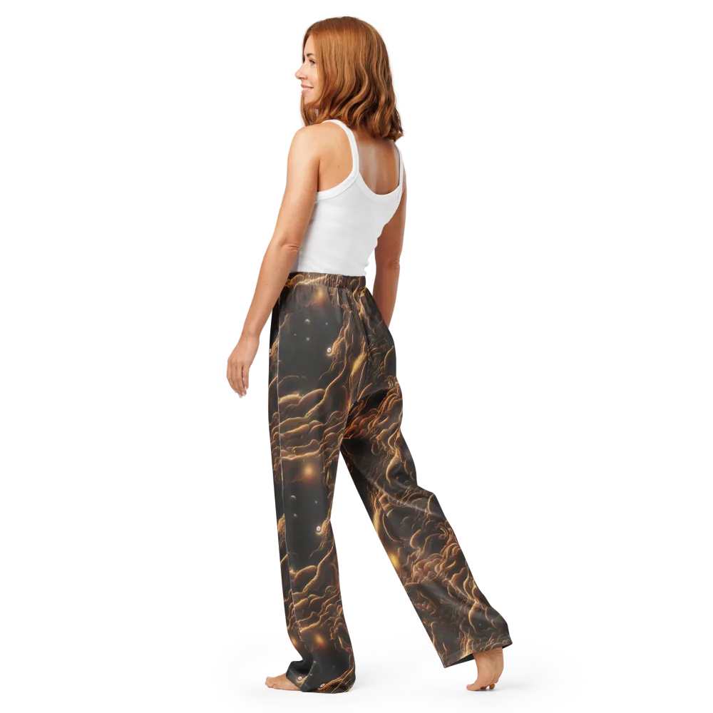 Ether Tangle on Women's Pajama Pants — Back