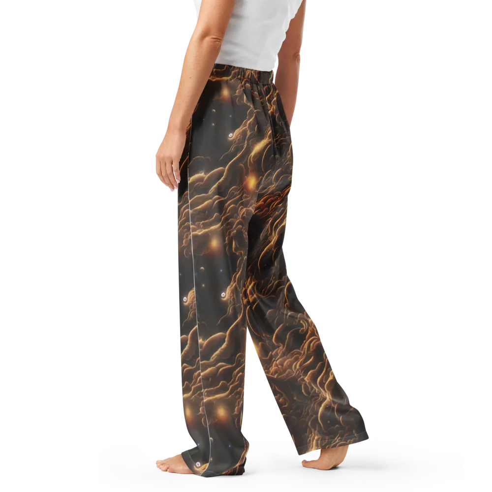 Ether Tangle on Women's Pajama Pants — Left