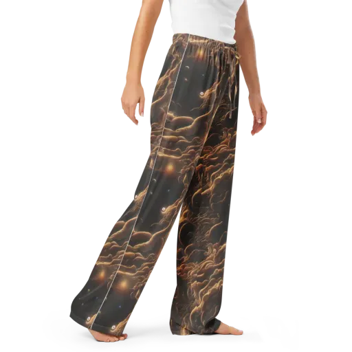 Ether Tangle on a Women's Pajama Pants