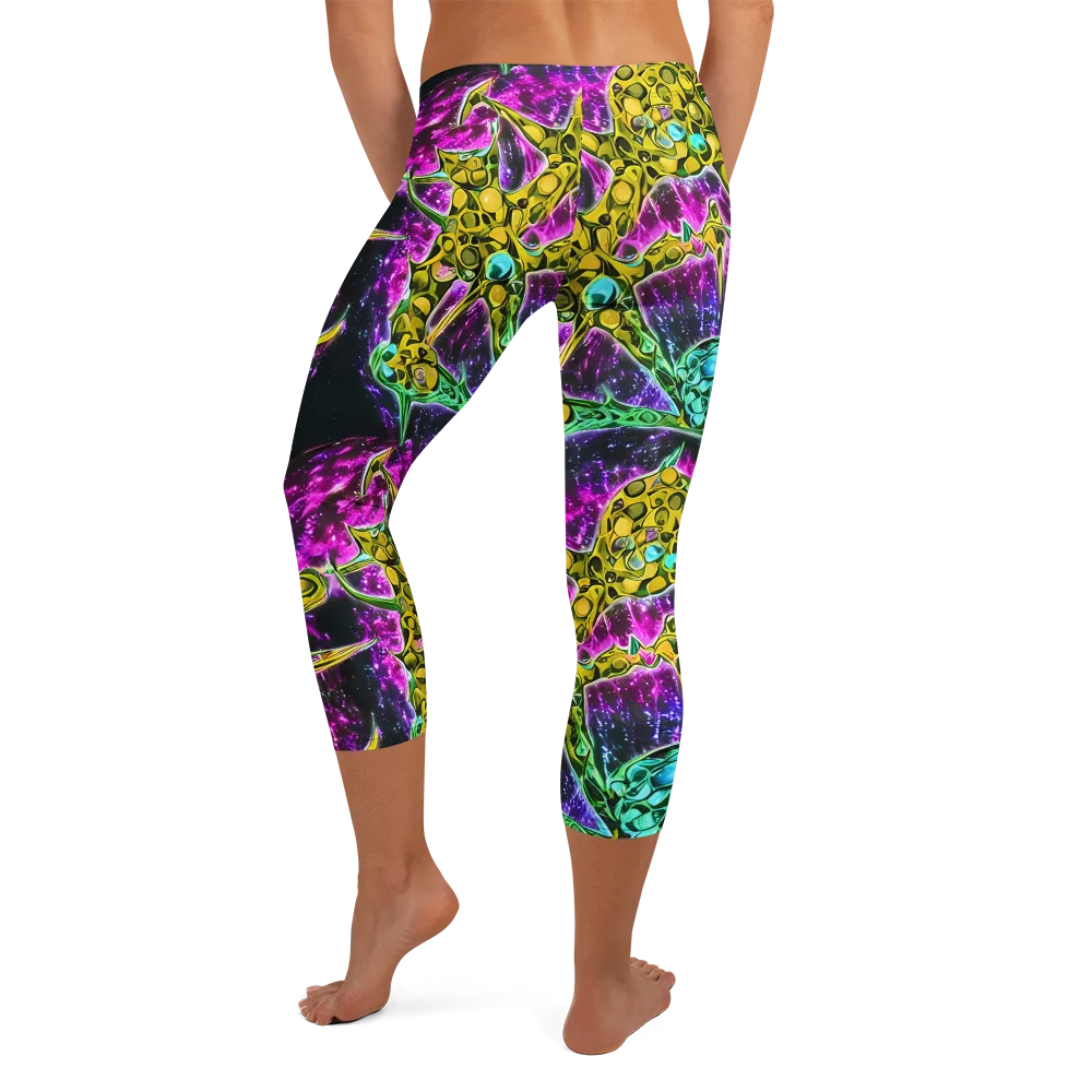 Adolf's Aura on Capri Leggings — Back