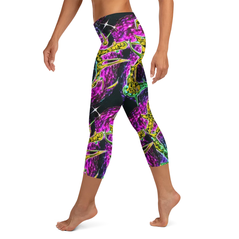 Adolf's Aura on Capri Leggings — Left
