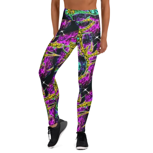 Adolf's Aura on a Yoga Leggings